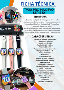 SMARTWATCH T900 PRO MAX EVO - SERIE 10