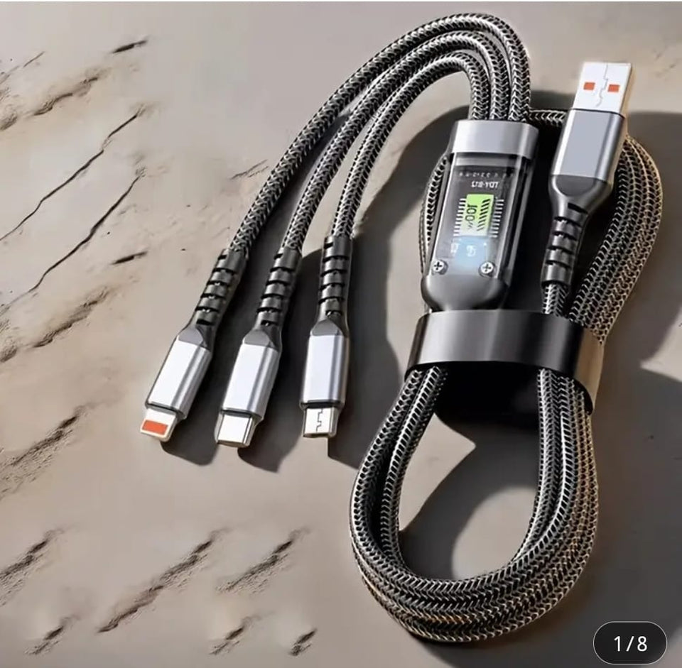 Cable de carga 3 en 1